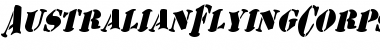 Download AustralianFlyingCorpsStencilSB Regular Font Title Preview
