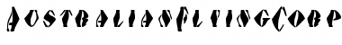 Download AustralianFlyingCorpsStencilSE Regular Font Title Preview