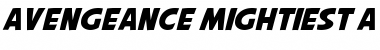 Download Avengeance Mightiest Avenger Regular Font Title Preview