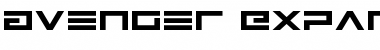 Download Avenger Expanded Expanded Font Title Preview