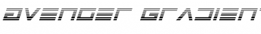 Download Avenger Gradient Italic Italic Font Title Preview