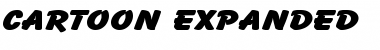 Download Cartoon Expanded Regular Font Title Preview
