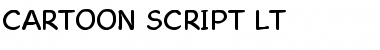 Download Cartoon Script LT Regular Font Title Preview