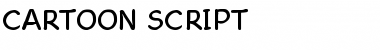 Download Cartoon Script Roman Font Title Preview