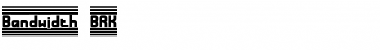 Download Bandwidth BRK Normal Font Title Preview
