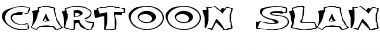 Download Cartoon Slant 3 Regular Font Title Preview