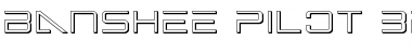 Download Banshee Pilot 3D Regular Font Title Preview