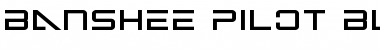 Download Banshee Pilot Black Black Font Title Preview