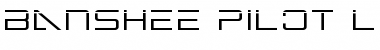 Download Banshee Pilot Laser Regular Font Title Preview