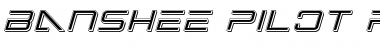 Download Banshee Pilot Punch Italic Italic Font Title Preview