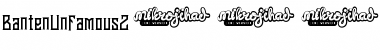 Download Banten Unfamous 2 DEMO Regular Font Title Preview