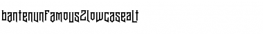 Download Banten Unfamous 2 Lowcase Alt Regular Font Title Preview