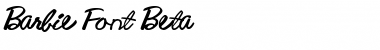 Download Barbie Font Beta MediumItalic Font Title Preview