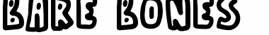 Download Bare Bones Regular Font Title Preview