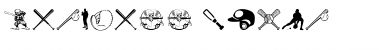 Download Baseball Icons Regular Font Title Preview