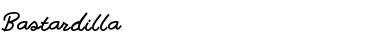 Download Bastardilla FFP Font Title Preview