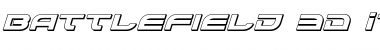 Download Battlefield 3D Italic Italic Font Title Preview