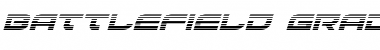 Download Battlefield Gradient Italic Italic Font Title Preview