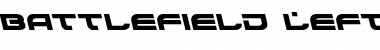 Download Battlefield Leftalic Italic Font Title Preview