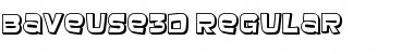 Download Baveuse 3D Font Title Preview
