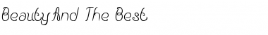 Download Beauty And The Best Regular Font Title Preview