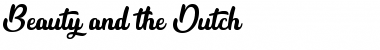Download Beauty and the Dutch Regular Font Title Preview