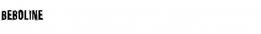 Download Beboline Medium Font Title Preview