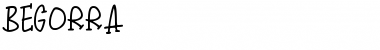 Download Begorra Regular Font Title Preview