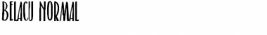 Download Belacu Regular Font Title Preview