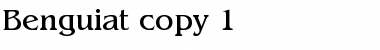 Download Benguiat Normal Font Title Preview