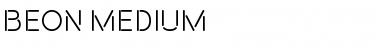 Download Beon Medium Font Title Preview