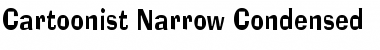 Download Cartoonist Narrow Condensed Font Title Preview