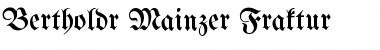 Download Bertholdr Mainzer Fraktur Regular Font Title Preview