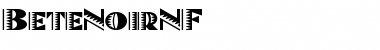 Download Bete Noir NF Regular Font Title Preview