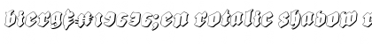 Download Bierg䲴en Rotalic Shadow Rotalic Shadow Font Title Preview