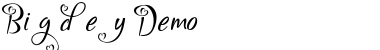 Download Bigdey Demo Font Title Preview