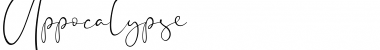Download Appocalypse Regular Font Title Preview