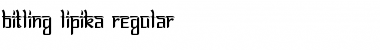 Download Bitling lipika Regular Font Title Preview