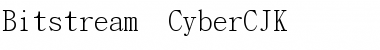 Download Bitstream CyberCJK Roman Font Title Preview