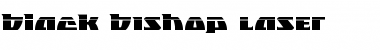 Download Black Bishop Laser Regular Font Title Preview