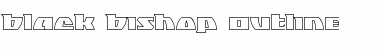 Download Black Bishop Outline Outline Font Title Preview