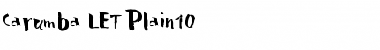 Download Carumba LET Plain Font Title Preview