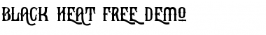 Download Black Heat Free Demo Regular Font Title Preview