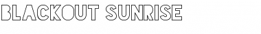 Download Blackout Sunrise Font Title Preview