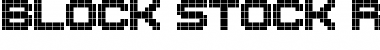 Download Block Stock Regular Font Title Preview
