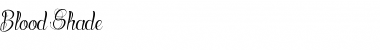 Download Blood Shade Regular Font Title Preview