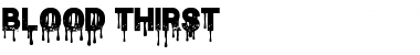 Download Blood Thirst Regular Font Title Preview