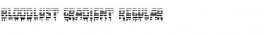 Download Bloodlust Gradient Regular Font Title Preview