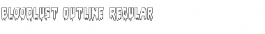 Download Bloodlust Outline Regular Font Title Preview