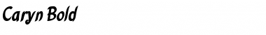 Download Caryn Bold Font Title Preview